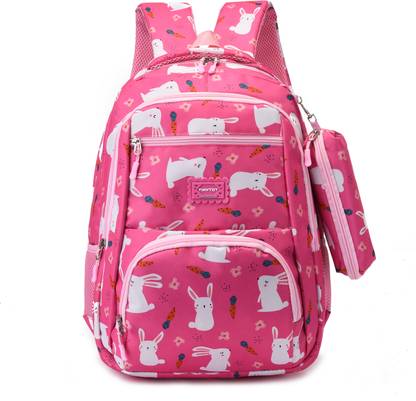 Tinytot School Backpack College Bag Travel Bag with Pencil Pouch 2nd Standard onward Waterproof Backpack
