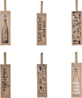 jutify Eco-Friendly Wine Bags Set of 6 , 36x11x11 Multipurpose Bag