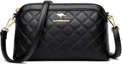ketmart Crossbody Bag for Women Girls - Convertible Fanny Pack(Color_Black) Waterproof Sling Bag