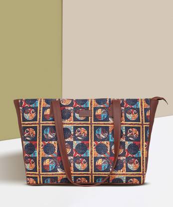 ZOUK African Art Office Tote Bag Shoulder Bag