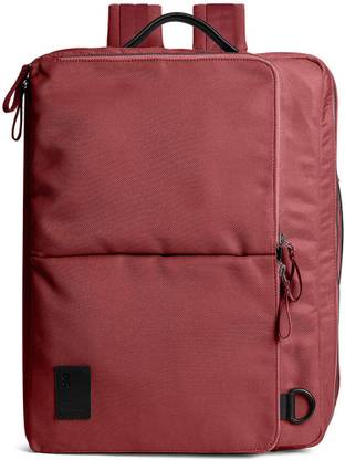 DailyObjects Red Clay Meridian Convertible Briefpack Backpack
