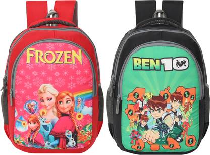 Flexible Premium Quality Combo School Bag|College bag 35L Backpack(35L ,BlackRed) Waterproof Backpack