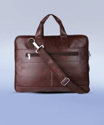 SPATEXE men & women brown laptop messenger bag for office formal casual ( brown 30L ) Waterproof Messenger Bag