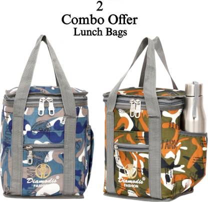 DIAMODIS FASHION New Trendy Printed All Age Combo lunch bag, tiffin bag 07 Keep Food Hot and Warm Waterproof Lunch Bag