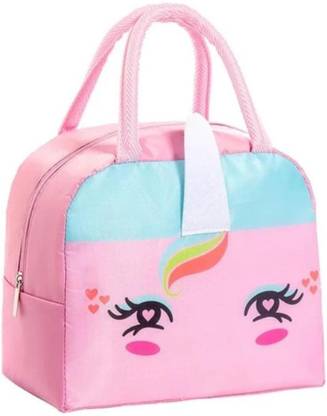 kiaraz Small Insulated Lunch Bag for Pre School Kids Boy Girl, Cartoon Design Waterproof Lunch Bag