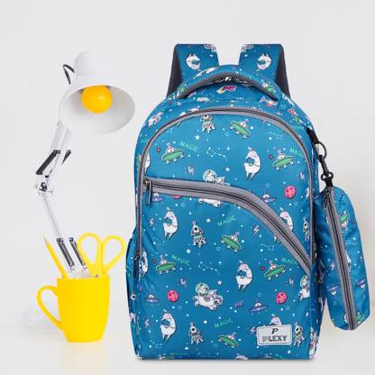 PLEXY Traval backpack 2nd standard onward Waterproof School Bag Waterproof School Bag