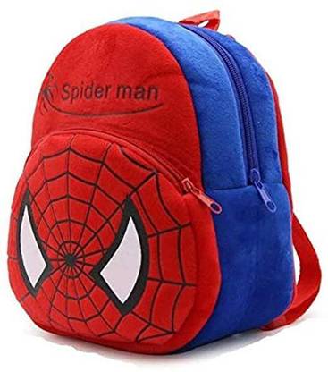 RADHEY Bag Small 10L Backpack Soft plush Backpack, School Bag For Kids (Red) Waterproof School Bag