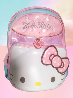 utopian world Hello Kitty Hard Shell Backpack for Girls grade 3-7 Waterproof School Bag