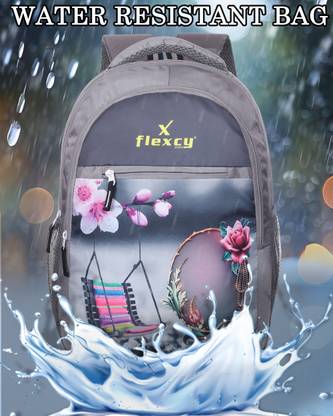 M John's New Digital Shadow Printing Premium Quality Girl's Waterproof School Bag