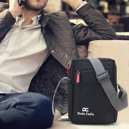 DEZiRE CRAfTS Trendy Stylish Shoulder Cross Body Office Business Messenger Bag Water Resistant for Boys and Girls Sling Bag