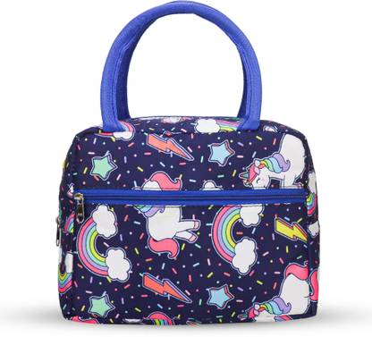 skynext Insulated Travel Lunch Bag – Durable Black Cotton for Office, College & School Waterproof Lunch Bag