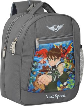 NEXTSPEED school bag BEN 10 High Quality SchoolBag Pre School Nursery to 3rd & 4th Class Waterproof School Bag
