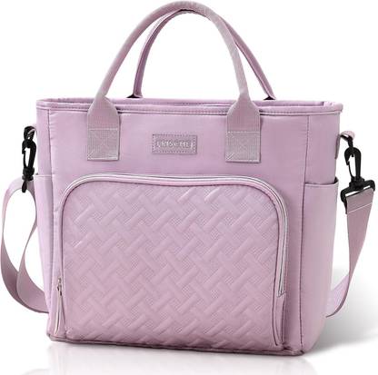 PINZOR Travel Lunch Box Bag Thermal Insulated Lunch Bag For Travelling Office Bag Waterproof Lunch Bag
