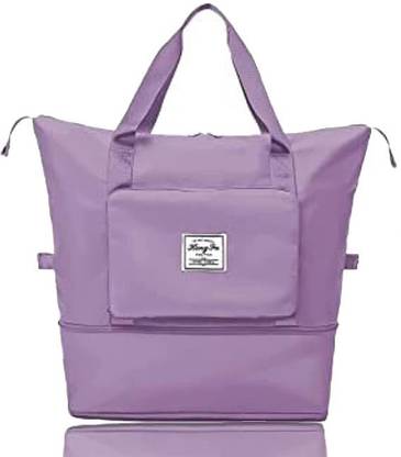 CABINCLUB Foldable Travel Duffel Bag, Large Capacity Folding Travel Bag Waterproof Multipurpose Bag