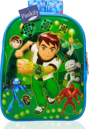 Pankify 3D Ben10 Print Kids Backpack for Boys Girls Nursery LKG UKG Class 1-2 Waterproof Backpack