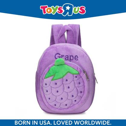 Toys R Us Grape Cartoon School Bag for 2 to 5 Years Kids Girls & Boys Backpack School Bag