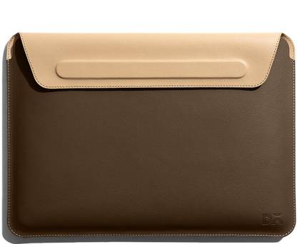DailyObjects Walnut Brown SnapOn Envelope Sleeve For Macbook Air/Pro 33.02cm (13 inch) Laptop Sleeve/Cover