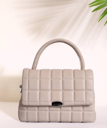 LINO PERROS Off White Shoulder Bag