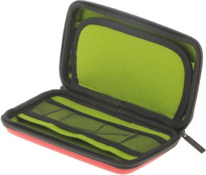Lyla Electronics Cable Organizer Bag USB Flash Drive Memory Card HDD Case Red Backpack