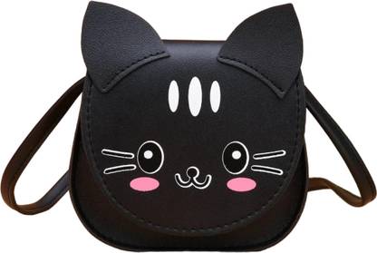 SYGA Children's Cat Shoulder Bag Cartoon Backpack for Toddlers Kids(Black) Backpack