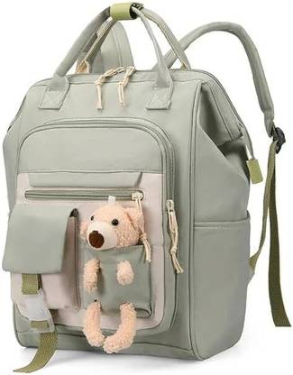 PRANCING UNICORN School Backpack, Travel Bags With Lunch Bag & Pencil Pouch(Teddy Bag) Waterproof School Bag