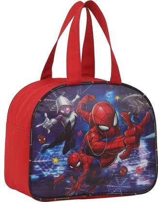 STRONG LIFE Spider-Man Tiffin Bag for School College Office Picnic. Waterproof Lunch Bag