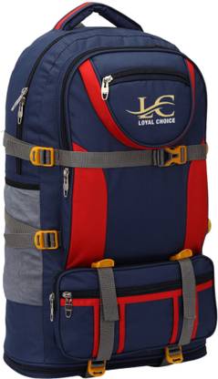 LOYAL CHOICE ravel Backpack for Sport Camping Hiking Trekking Bag Rucksack - 50 L(N BLUE). Waterproof Backpack