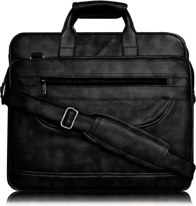 VGV Leather make laptop bag Waterproof Sling Bag