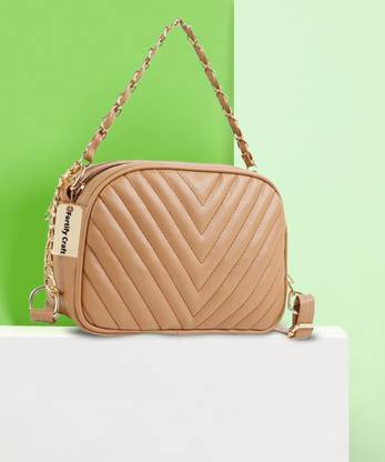 Fortify Craft Precious Unique Design Chain Strap Top Handle Crossbody Slingbag For Women Sling Bag