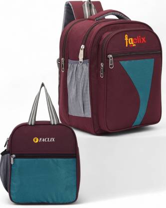 FACLIX Waterproof Backpack Good Quality 15 ×11 inch Pre Class nursery to 5th Waterproof School Bag