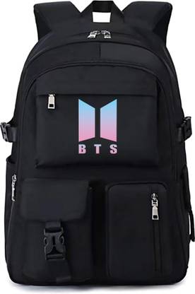 sannidhi BTS Bags for Girls School Bags Kpop BTS Bangtan Theme Prints Casual Backpack Backpack