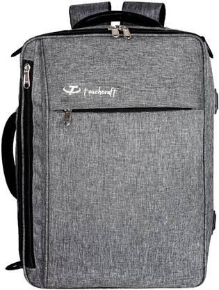 TOUCHCRAFT 4 in 1 Bag, Grey Color. Luggage & Backpack Multi purpose Waterproof Backpack