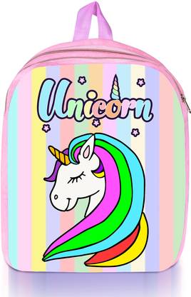 Regallo Unicorn design bag for kidsss Waterproof School Bag