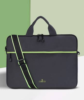 The CLOWNFISH Lucas Series Polyester 13 inch Laptop Sleeve Tablet Bag (Grey) Laptop Sleeve/Cover