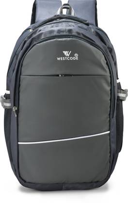 West Code Black College backpack Waterproof Backpack