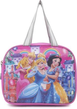 Le Corpus Disney Princess Tiffin Bag For School, Office, Picnic, Boys and Girls Waterproof Lunch Bag
