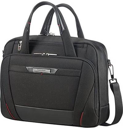 SAMSONITE Pro-dlx 8.5 Ltrs Softsided Briefcase (PRO-DLX 5 LP.BLHNDL 14.1''-BLK) Messenger Bag