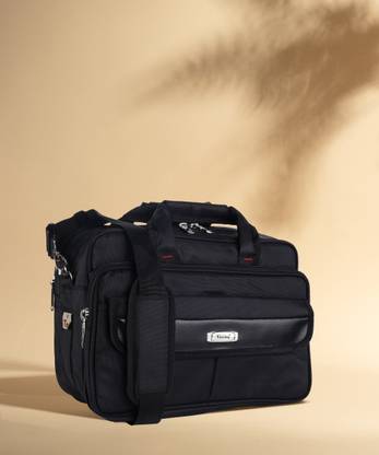 Teo 16 inch Polyester Black Office Use Electrician, Technician, Service Engineer, Plumber and Carpenter Tool Bag Strong and Durable.1619 Blk Waterproof Shoulder Bag