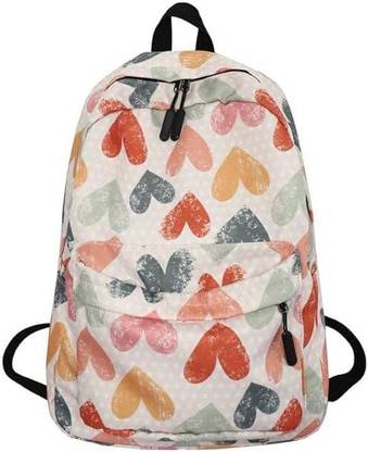 Ryzan heart print 104 Waterproof Backpack