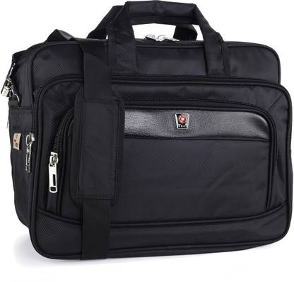 Teo 14 inch Polyester Black Office Use Electrician, Technician, Service Engineer, Plumber and Carpenter Tool Bag Strong and Durable.1623 Blk Waterproof Messenger Bag