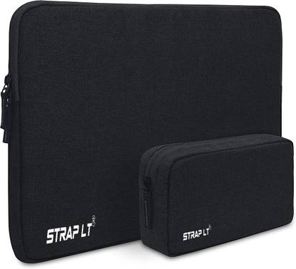 Straplt Laptop Sleeve Case 15.6-16 Inch Waterproof Carrying Bag With Charger Pouch Case Waterproof Laptop Sleeve/Cover