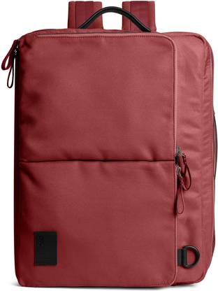 DailyObjects Red Clay Meridian Convertible Briefpack (Backpack + Briefcase) Multipurpose Bag