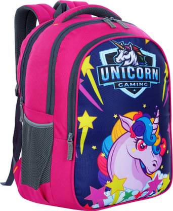 CARRYWERE Unicorn Girls Backpack 2nd/3rd/4th & 5th class Light Weight & Trendy for Girls Waterproof School Bag