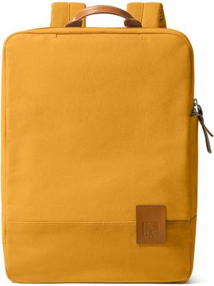DailyObjects All Mustard 9 to 9 Backpack Laptop Bag