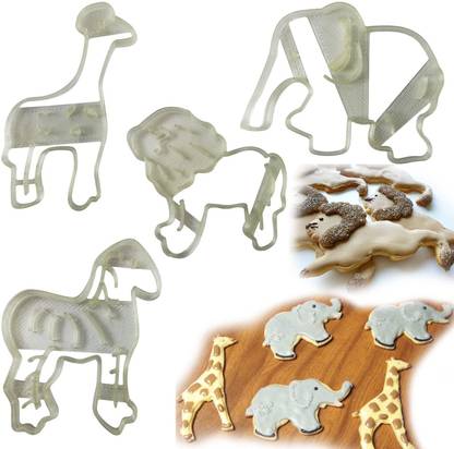 JSA jungle safari cookie cutter animals fondant cutter animals Cookie Cutter