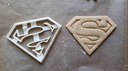 ThreeDTheengs superman cookie cutter Cookie Cutter