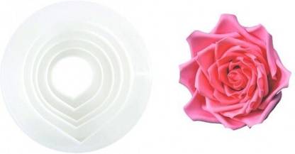 FobGlobal Rose Petal Sugarpaste Cutter Cookie Cutter