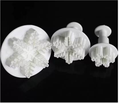 Xila Magic Snowflake plunger Cookie Cutter