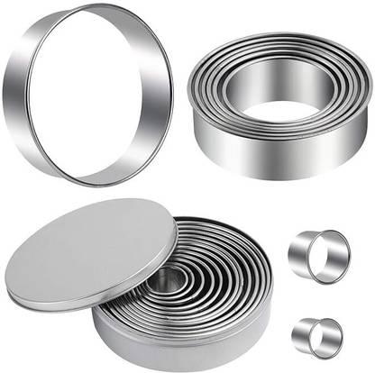 CSM 11 Pieces round Stainless steel cutter set Cookie Cutter