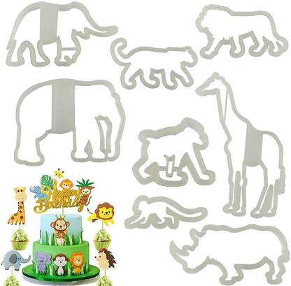 JSA Jungle Safari cookie cutter wild Animals Cookie Cutter